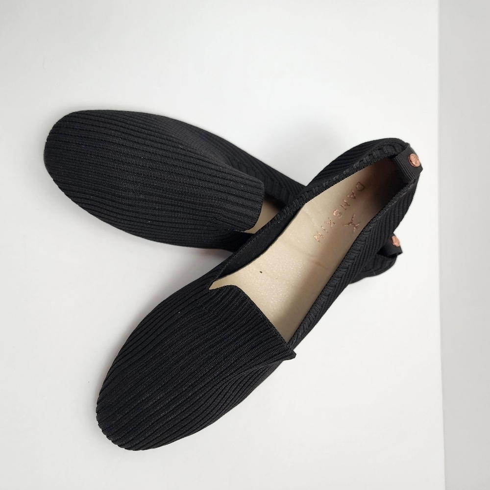 DANSKIN Women’s Wish Black Slip On Comfort Flats Size 7 1/2